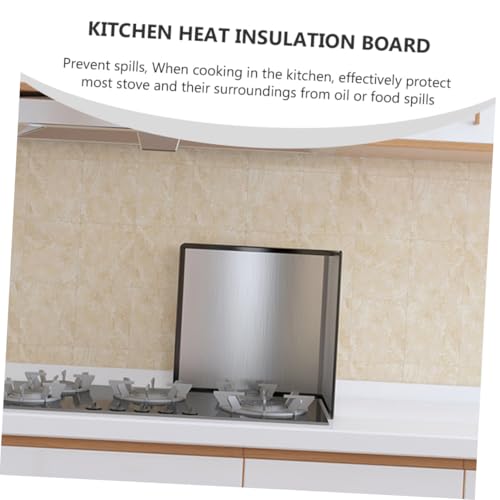 Plaque pare-éclaboussures de cuisine pliable isolant thermique et anti-projection