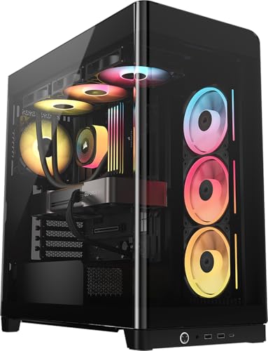 CORSAIR 4500X LX RGB Frame Customisable Panoramic Mid-Tower PC Case – Black - image 1