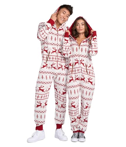 Tipsy Elves Christmas Knit Jumpsuits - Cozy Knit One Piece Jumpsuit for Adults