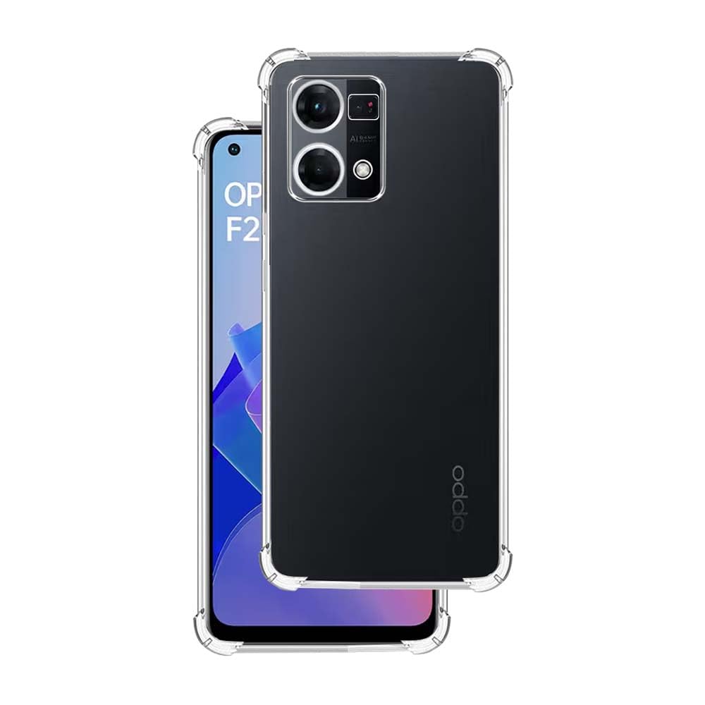 7SEVEN® Back Cover for Oppo F21 Pro 4G Transparent Mobile Back Case Shock Proof Design Camera Edges Protection Crystal Clear Phone Case Silicon Soft TPU and Flexible Bumper Phone Cover