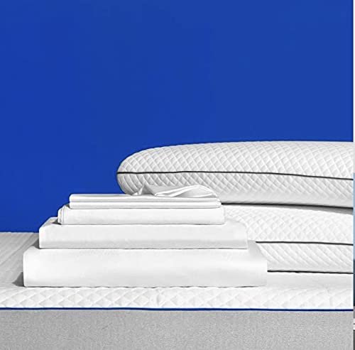 Memory Foam Pillow, Mattress Protector, and Sheets (King)