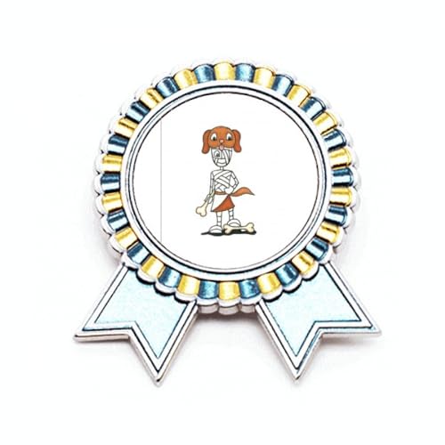 Broche chapeau de chien égyptien M en métal pour sublimer un look urbain