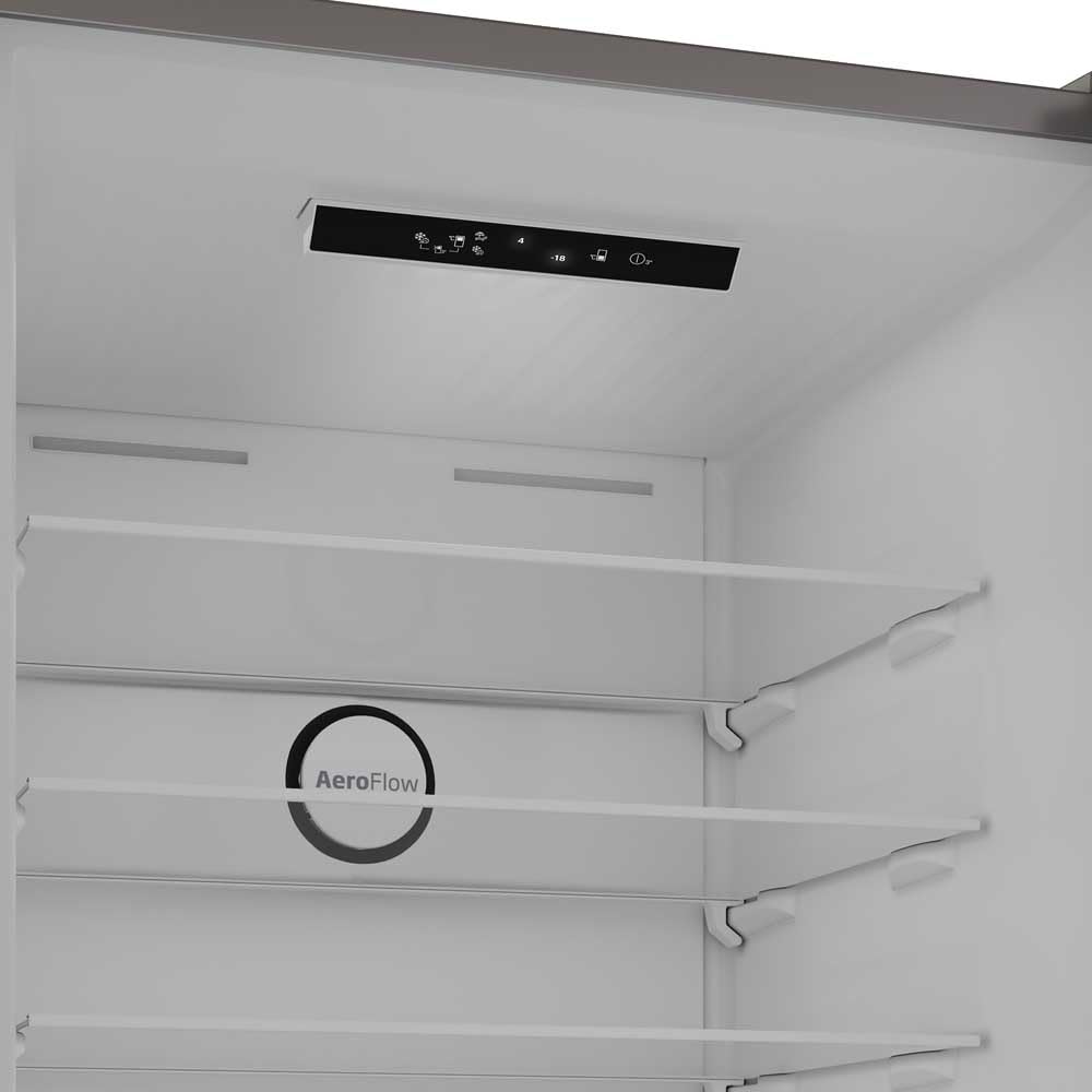 Beko B3RCNE564HW - Frigorífico combi 70cm, Neo Frost, Clase Energética E, Harvestfresh, Apertura 90º, 2 cajones, Color Blanco