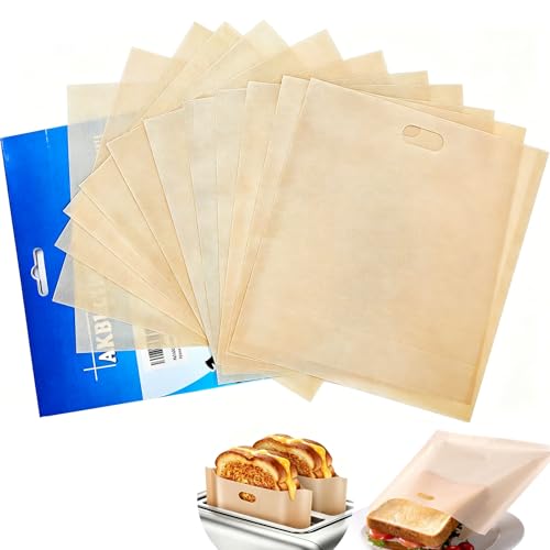 Akblaklsa Reusable Non-Stick Toaster Bags 12 Pack 1618cm