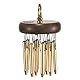 Meinl Percussion Hand Held Chimes - Kleines Musikinstrument mit 12 Klangstiften - Handgespielt - Mit Haltering - Aluminium, Gold (CH-HPEG)