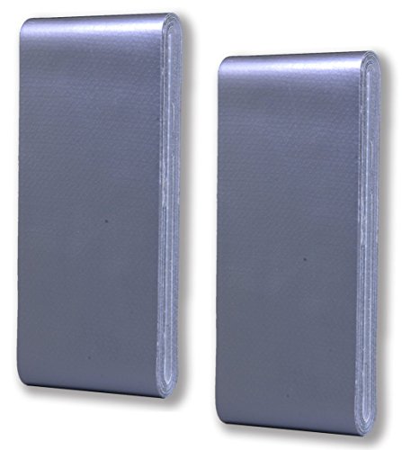 Reditape AST-515 Travel Size Silver Duct Tape 2-Pack - Pocket Size Flat Thin Mini Roll thumb #1