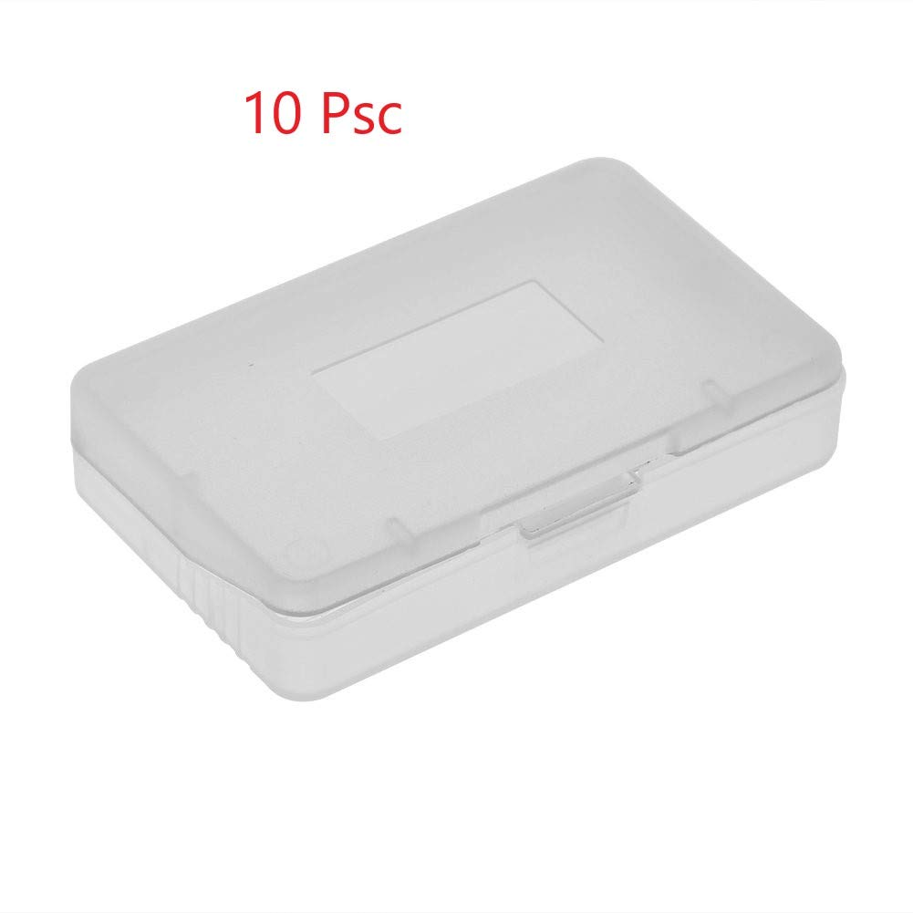 RUITROLIKER 10PCS Caja de Cartucho Protector para Game Boy Color GBC con 10Pcs Caja de Cartucho para GBA