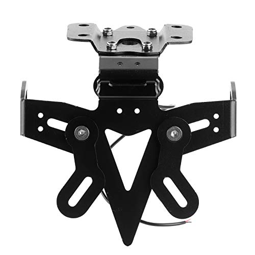 Support de plaque MT 07 avec garde boue arrière et éclairage LED Fz - 5