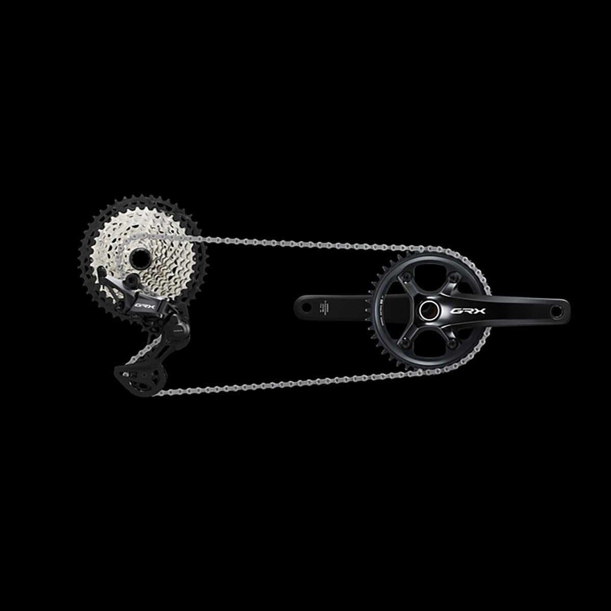 Amazon.com : SHIMANO Grx Rx820 1X Crankset Black, 175Mm, 42T