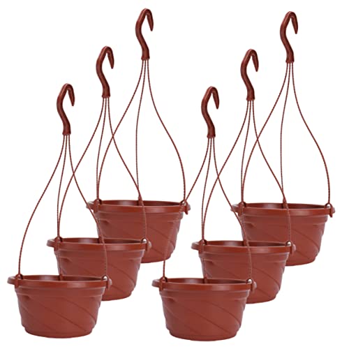 POPETPOP Pot De Fleurs Suspendu - Pothos avec Pot De Fleurs en Plastique pour Fougères Verdure