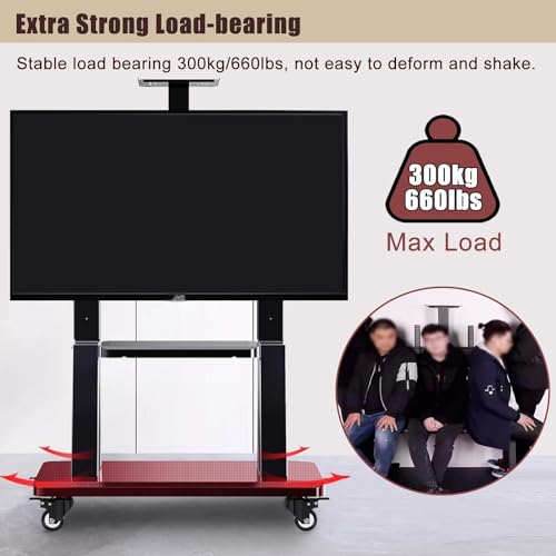Soporte para TV móvil ajustable para 40 a 75 pulgadas miniatura 7