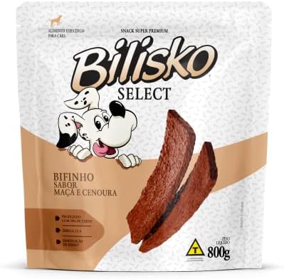Bilisko Petisco Bifinho Sabor Maçã E Canoura Para Cães - 800G
