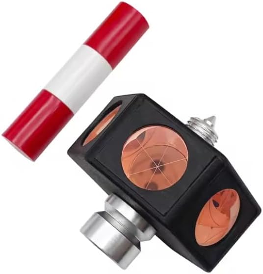 360 Degree Black BK7 Hexagon Glass Prism BK7 Material, Copper/Silver Coating, with PC Plastic Soft Bag