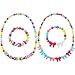 Bememo 6 Sets of Princess Necklace Bracelet Play Jewelry Costume Necklaces Dress up Jewelry (Cute Style)
