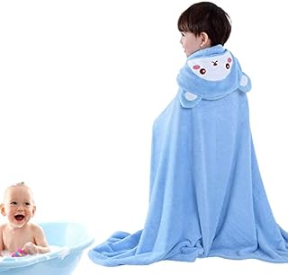 CRAVIN Hooded Baby Bath Towels | Animal Hooded Blanket Cartoon Hood,Thick Soft Baby Essentials Ultra Absorbent Towels Gifts for Newborn Infant Toddler Baby Girls and Boys
