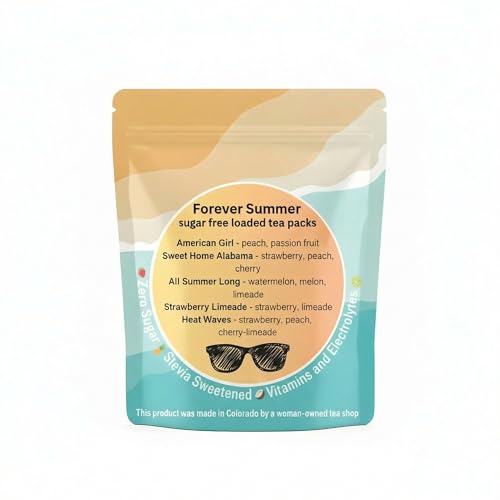 Summer Loaded Tea 5‑Pack | 5 Unique Loaded Teas Featuring Summer Flavors | Includes 3 Caffeine Options