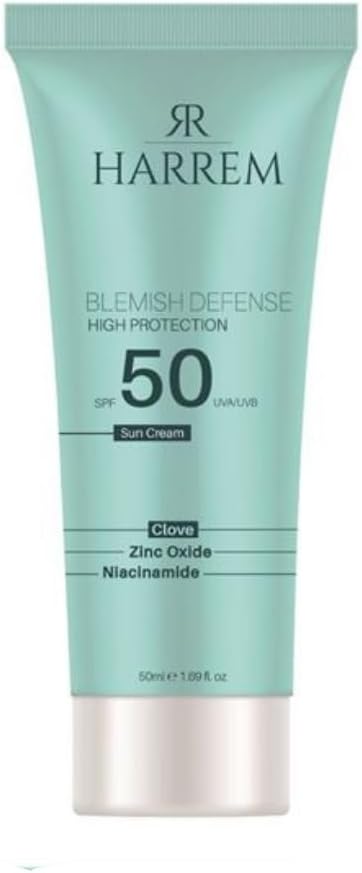 Akneli&Yağlı Ciltler Leke Karşıtı Yüksek Koruyucu Yağsız SPF50 UVA/UVB Güneş Kremi 50 Ml Black P.int