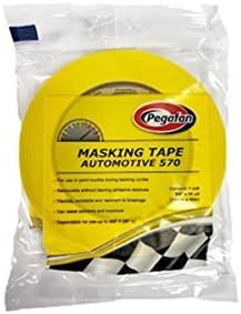 Automotive Performance Refinish Yellow Masking Tape 3/4" x 55yd. Value 5 Rolls/Pack 200* F Performance Temperature, 28 lbsin Tensile Strength. #1 Voted in Specialized Painting Workshops.