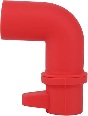 Steam Diverter Accessory for Pressure Cooker, Food-Safe Silicone, Steam Release Accessory for Instant Pot Duo/Duo Plus/Ultra/Smart Models, 360° Rotating Design to Redirect Steam (Red)