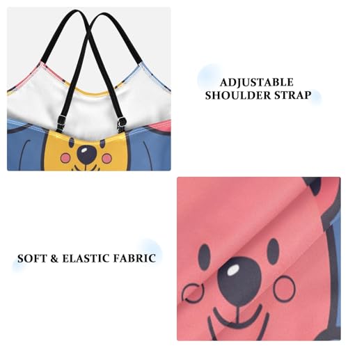 Bears Girls One-Piece Swimsuit Beach Bathing Suit3