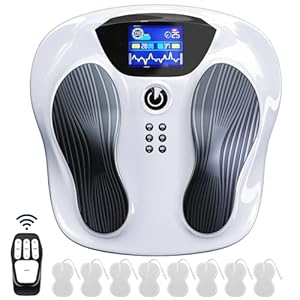 Creliver Foot Nerve Muscle Stimulator Pro, TENS & EMS Foot Massager for Neuropathy, Circulation and Body Pain Relief, Electric Feet Legs Blood Circulation Machine, FSA or HSA Eligible