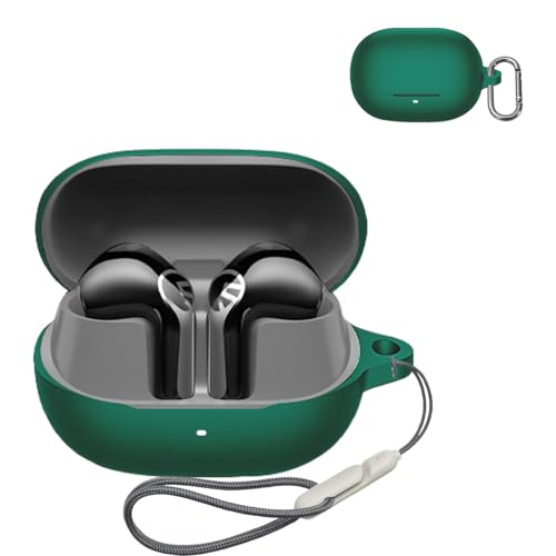 For SOUNDPEATS(�T�E���h�s�[�c) Air6 HS �P�[�X�ی�J�o�[ �ی�P�[�X �V���R���P�[�X SpinoArmor �����[�d�\ �S�ʕی� �����h�~ �L�Y�h�~ �ϏՌ� �h�o �y�� ���[ �J���r�i�t�� SOUNDPEATS(�T�E���h�s�[�c) 