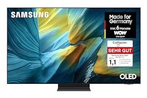 SAMSUNG OLED S95F 77 Zoll (195 cm) 4K Fernseher, Antireflexion, NQ4 AI Gen3 Prozessor, OLED HDR Pro, Gaming Hub, Motion Xcelerator 165Hz, 4K Upscaling, Dolby Atmos, Samsung Vision AI Smart TV