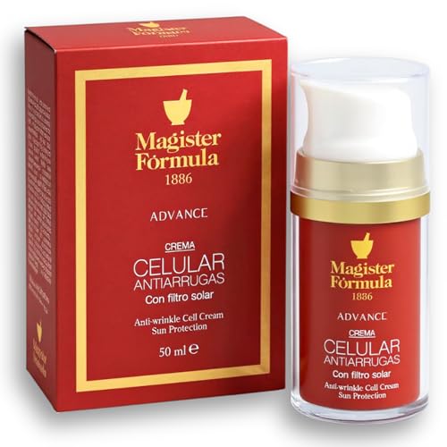 Crema Cellulare Antirughe 50 Ml | Viso Acido Ialuronico, Retinolo E Peptidi | Crema Antirughe Donna Con Protezione Solare SPF15 | Antiage Donna E Uomo | Effetto Lifting E Rassodante