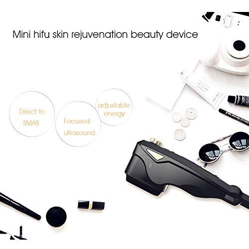 Mini 3 In 1 Hifu Anti Aging Face Lifting Device, Household Facial Care Beauty Machine For Home Use Skin Rejuvenation, Neck Wrinkle Removal, Whitening, Skin Tightening Device #TOP5