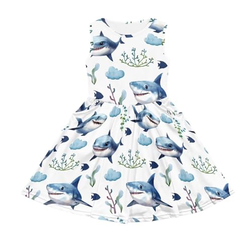 Flowy Loose Sundress for Girls Relaxed Soft Fit and Flare A Line Floral Dress with Pockets