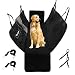 Coprisedili Auto per Cani, Antiscivolo Coprisedile per Auto con Finestra in Rete, Copri Bagagliaio Auto Staccabile con Alette Laterali e 2 Cinture di Sicurezza per Cani, er Auto/SUV/Camion 135*145CM