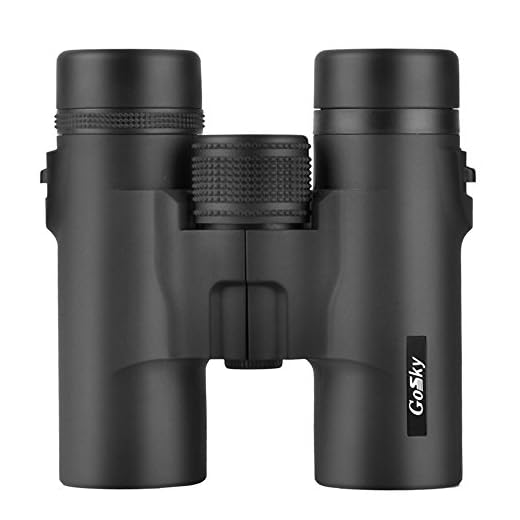 Gosky 8x32 Binoculars for Adults, Compact HD Professional Binoculars for Bird Watching Travel Stargazing Hunting Concerts Sports-BAK4 Prism FMC Lens-with Phone Mount Strap Carrying Bag