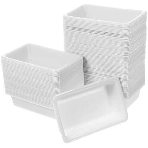 VILLCASE 100pcs Disposable Plastic Medical Trays Cover