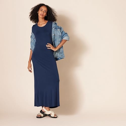 Image of Amazon Essentials Women's Short-Sleeve Maxi Dress