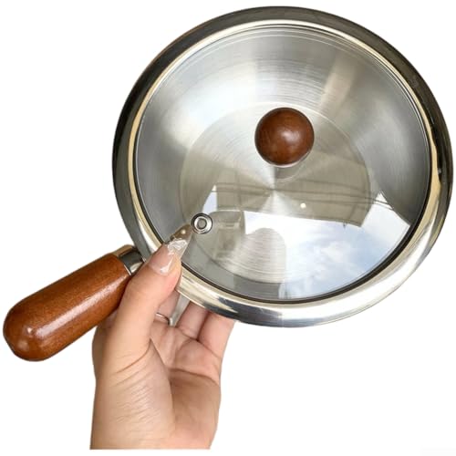 Image of Baby Food Warmer Pot 14cm Stainless Steel Cool Touch Handle(14cm With Lid)