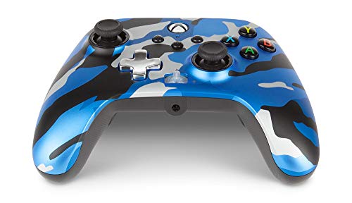Powera Enhanced Wired Controller For Xbox Series X|S - Metallic Blue Camo, Gamepad, Wired Video Game Controller, Gaming Controller, Xbox Series X|S #TOP7