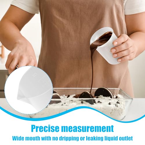 Set de 6 vasos medidores de silicona para chocolate 350 ml miniatura 7