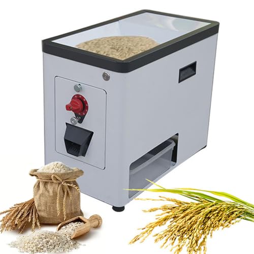Automatic Electric Rice Milling Machine, Mini Grain Processor with Adjustable Precision for Domestic Use, Efficient Hulling, Effortless Operation, Ideal for Family Cooking