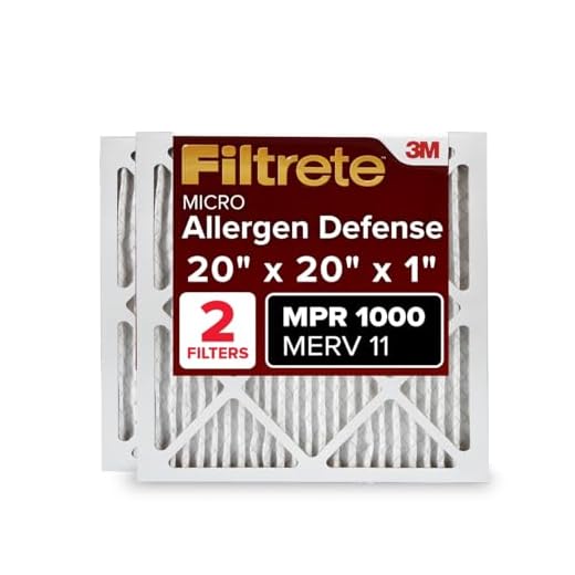Filtrete 20x20 AC Filter, 2-Pack