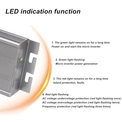 Inversor solar de aluminio resistente e impermeabilidad IP65 con sincronizacion automatica 350W 3