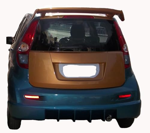 Image of Car Spoiler Compatible to Alto-Astar-Swift-Ritz Fludic Semi-Finished (Unpainted) Fiber Reinforced Plastic (FRP)