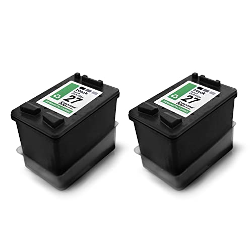Cartouches d'encre remplace 27XL BK pour réparer les impressions ternes sur HP