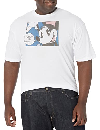 Image of Disney Men's Pop Minnie T-Shirt, White, XXL