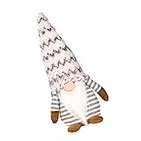 figuras para adornos de navidad Símbolo de buena suerte: el enano es un símbolo de la difusión del espíritu tradicional en el folclore escandinavo. Los elfos enanos suecos guardan su tierra natal y protegen a sus familias del mal y la mala suerte. Nisse nos traerá felicidad, calidez y buena suerte, y es considerada un símbolo de buena suerte.