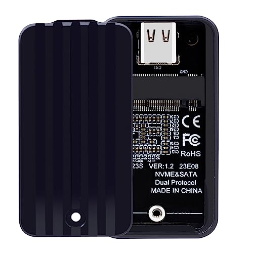Caja externa para disco M.2 NVMe USB 3.1 Gen2 10Gbps miniatura 3