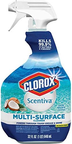 Clorox Company Scentiva Multi-Surface Cleaner Pacific Breeze & Coconut, Pacific Breeze, Coconut, White, 32 Fl Oz