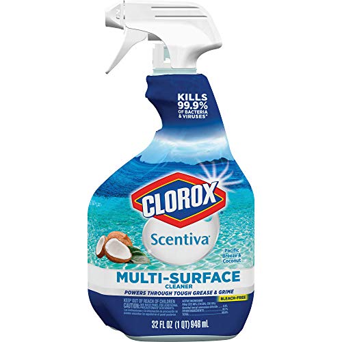 Image of Clorox Company Scentiva Multi-Surface Cleaner Pacific Breeze & Coconut, Pacific Breeze, Coconut, White, 32 Fl Oz