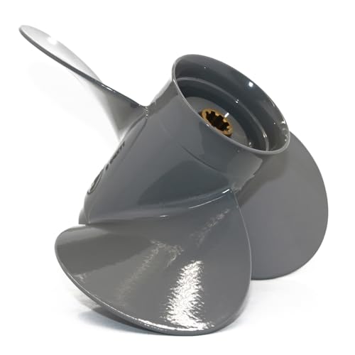 Hélice de bateau durable 9 1/4 x 11 de haute précision pour moteurs hors-bord 8 à 20HP