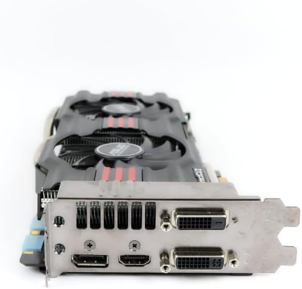 ASUS GTX770-DC2OC-2GD5 GeForce GTX770 2GB GDDR5 256-bit, DVI-I/DVI-D/ HDMI/DP PCI-Express 3.0 SLI ready Graphic Card OC-selected 1110MHz core (Renewed)