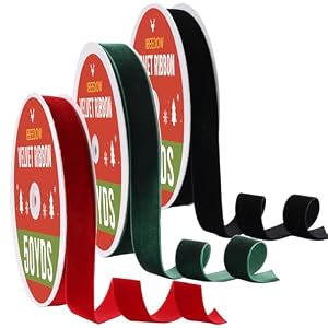 IBEEDOW 3 Rollen Samtband-Set